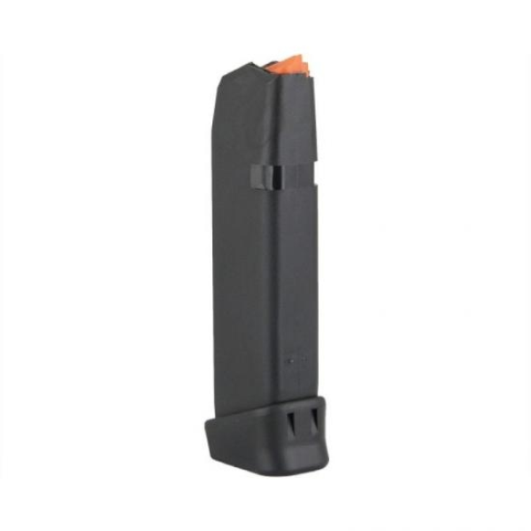 Zásobník pre GLOCK 19 s predĺženým dnom kal. 9x19mm Luger oranžový podávač - 17 rán