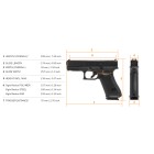 Pištoľ GLOCK 45 gen.5 FS MOS EU kal. 9x19mm - čierna