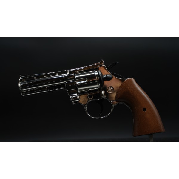 Revolver expnazný a plynový BRUNI 380 Magnum Python 9mm PA - nikel