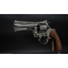 Revolver expnazný a plynový BRUNI 380 Magnum Python 9mm PA - nikel