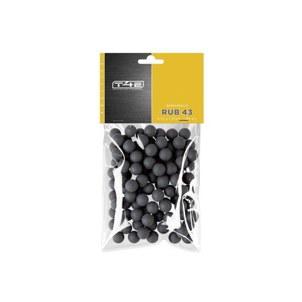 Strelivo gumové pre CO2 zbrane UMAREX T4E Practice RUB 43 0,75 g, kal. .43 - 100 ks