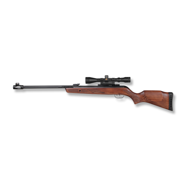 Vzduchovka GAMO Combo Hunter AS s optikou kal. 4,5mm 16J - drevo