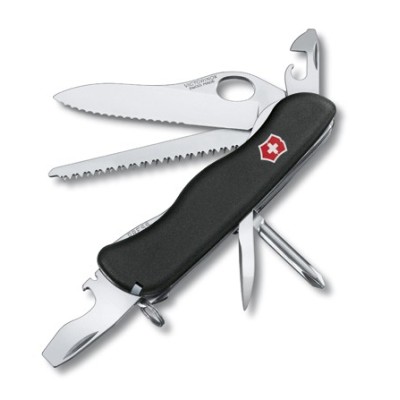 Nôž zatvárací multifunkčný VICTORINOX 0.8463.MW3 Trailmaster One Hand, 111 mm - čierny