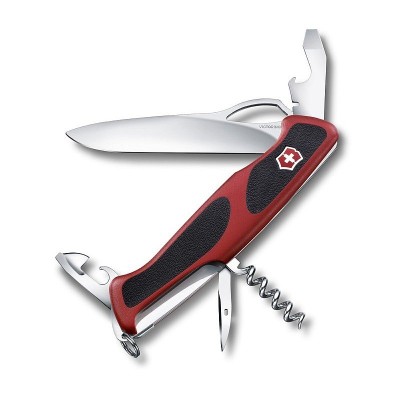Nôž zatvárací multifunkčný VICTORINOX 0.9553.MC Ranger Grip 61, 130mm - červený