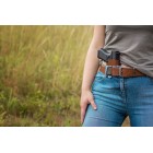 Puzdro opaskové kožené FALCO Multifit IWB/OWB AM02-2215 pravé - hnedé