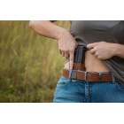 Puzdro opaskové kožené FALCO Multifit IWB/OWB AM02-2215 pravé - hnedé