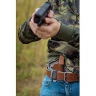 Puzdro opaskové kožené FALCO Multifit IWB/OWB AM02-2215 pravé - hnedé