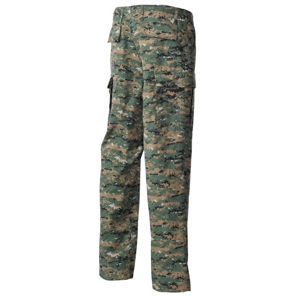 Nohavice MFH BDU RIP/STOP 01334S - digital woodland