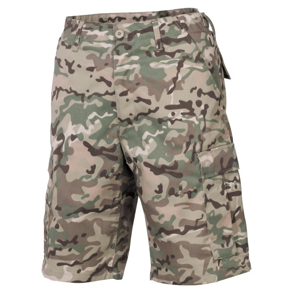 Nohavice krátke MFH BDU short 01503X - operation camo
