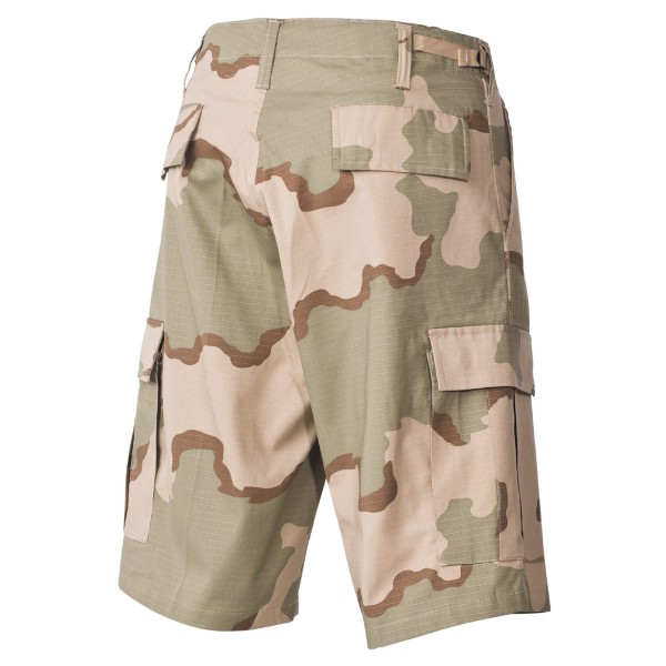 Nohavice krátke MFH BDU short RIP/STOP 01512Z - púšť 3F