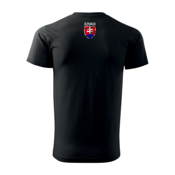 Tričko SLOVAKIA raster - čierne