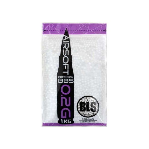 Airsoftové guličky BLS Precision 0,20g/5000ks - biele