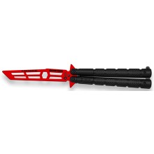Nôž zatvárací tréningový motýlik K25 MA 02195 - červený