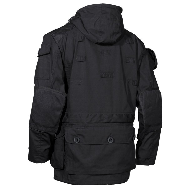 Kabát MFH Commando Smock RIP/STOP 03482A - čierny