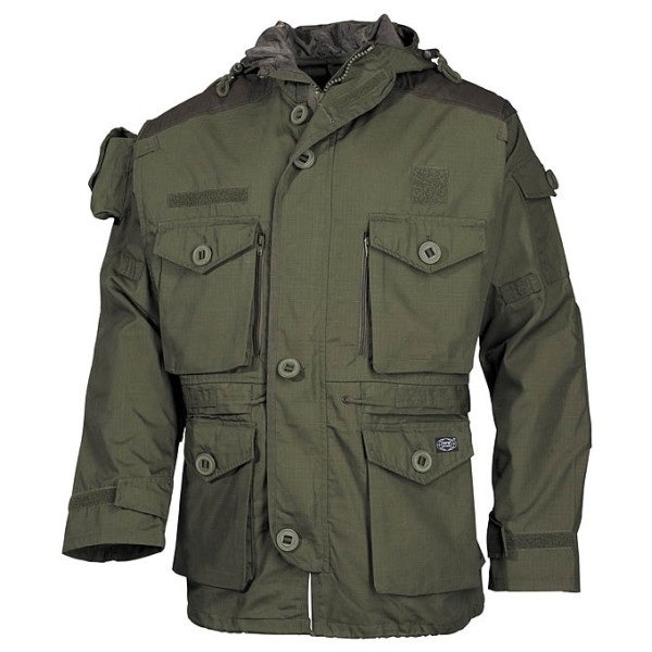 Kabát MFH Commando Smock RIP/STOP 03482B - olivový