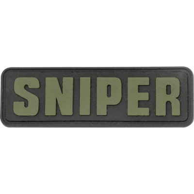Patch BARBARIC Sniper 3D - čierny