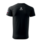 Tričko SLOVAK ARMY s vlajkou - čierne