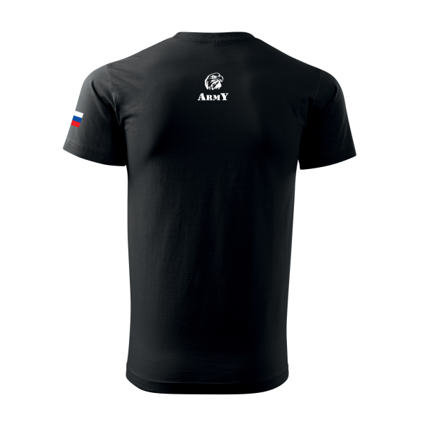 Tričko SLOVAK ARMY s vlajkou - čierne
