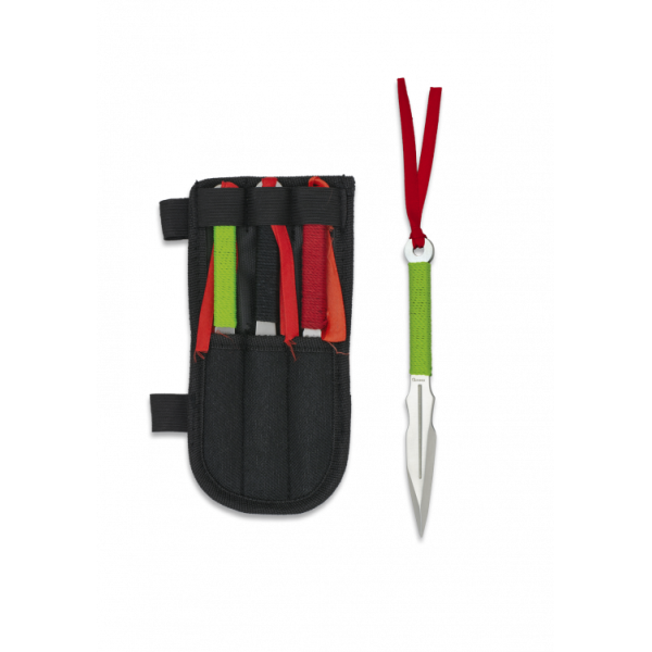Nôže vrhacie ALBAINOX MA 32409 set 3v1 s puzdrom