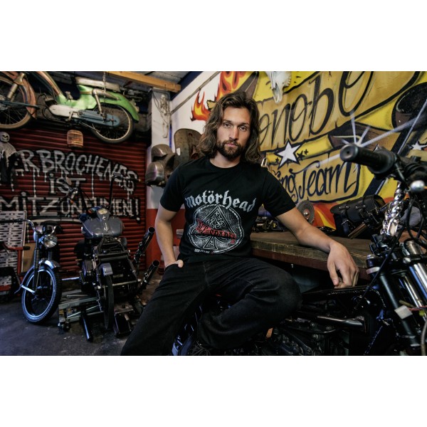 Tričko BRANDIT Motörhead Ace Of Spades - čierne