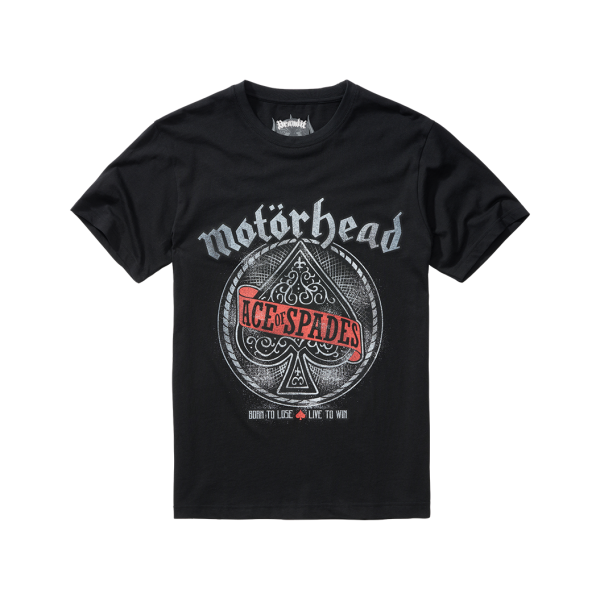 Tričko BRANDIT Motörhead Ace Of Spades - čierne