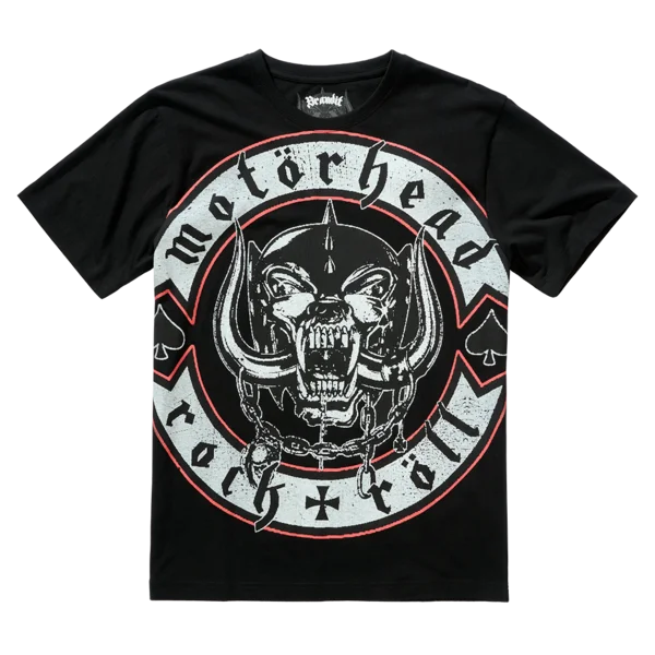 Tričko BRANDIT Motörhead Rock n Röll - čierne