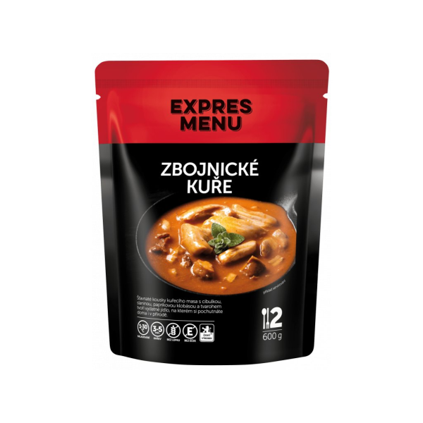 Jedlo EXPRES MENU Zbojnícke kurča 2 porcie 600g