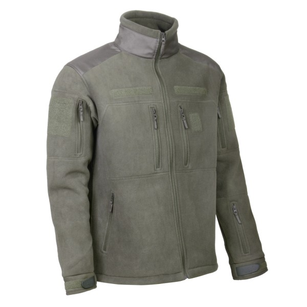 Bunda taktická GURKHA TACTICAL Bravo Polar Fleece - olivovozelená