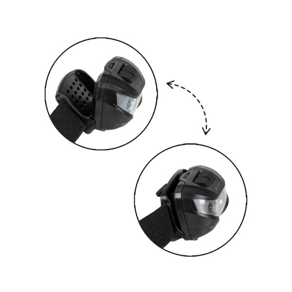 Svietidlo čelové MIL-TEC Head Lamp CREE XPE 200lm - čierne