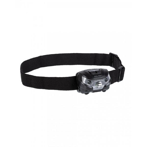 Svietidlo čelové MIL-TEC Head Lamp CREE XPE 200lm - čierne