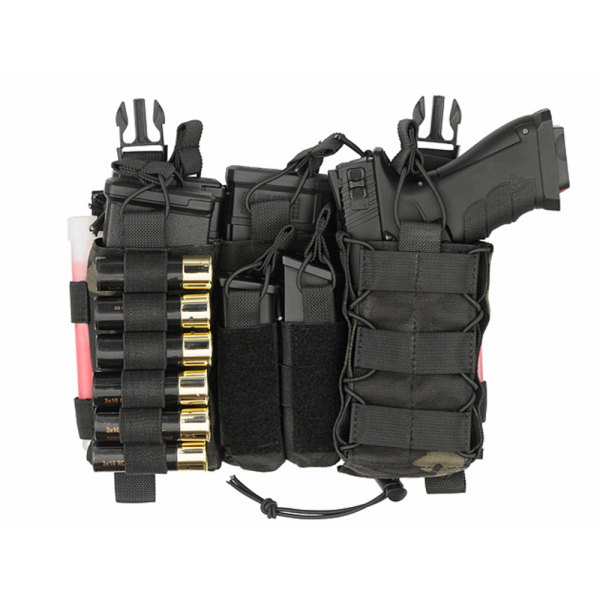 Puzdro multifunkčné 8FIELDS Multi-Mission Front Panel pre systémy Buckle-Up - multicam black