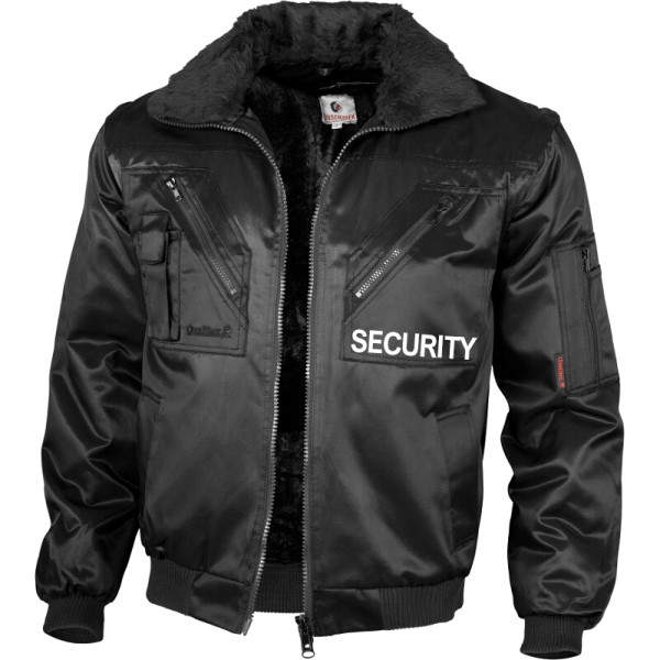 Bunda SECURITY Pilot Qualitex - čierna