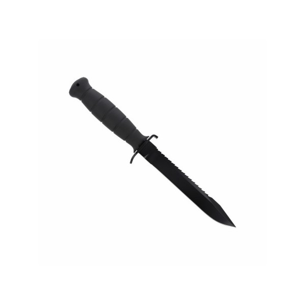 Nôž armádny s pevnou čepeľou GLOCK mod.81 s pílkou - čierny