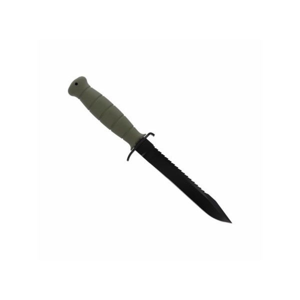 Nôž armádny s pevnou čepeľou GLOCK mod.81 s pílkou - battlefield green