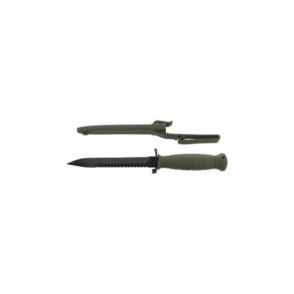 Nôž armádny s pevnou čepeľou GLOCK mod.81 s pílkou - battlefield green