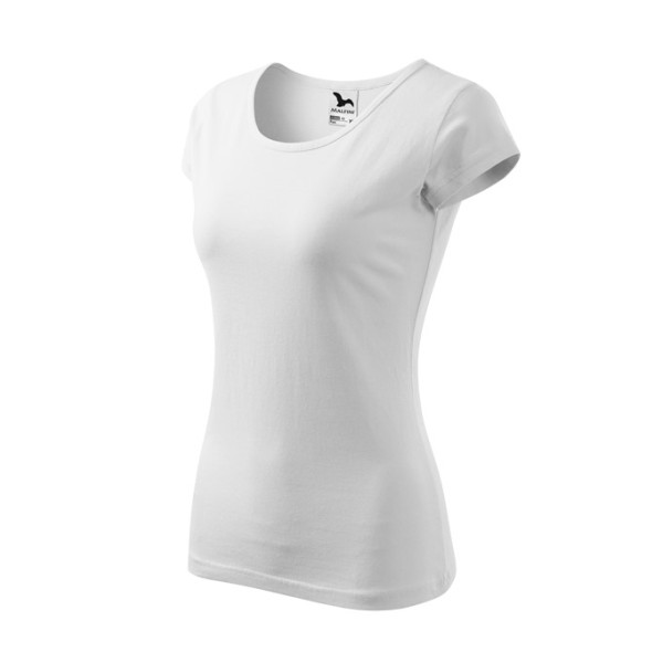 Tričko dámske MALFINI Pure 150g/m2 - biele