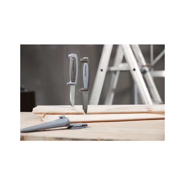 Nôž outdoorový s pevnou čepeľou MORAKNIV Basic 546 Stainelss Steel - šedý