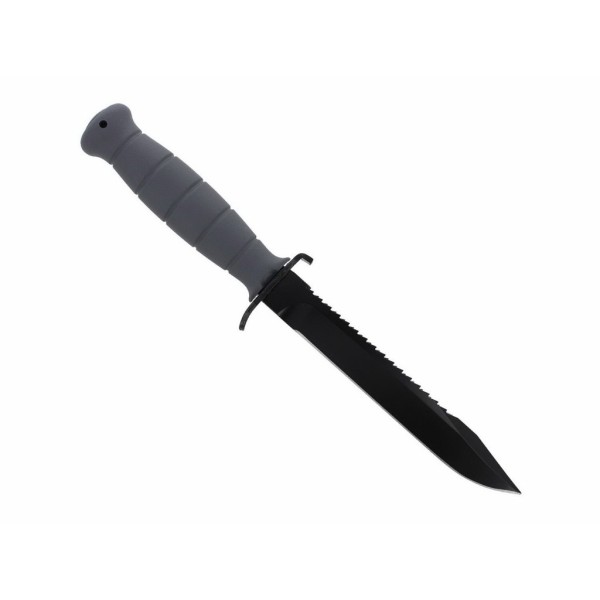 Nôž armádny s pevnou čepeľou GLOCK mod.81 s pílkou - grey