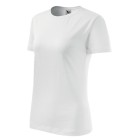 Tričko dámske MALFINI Basic 160g/m2 - biele