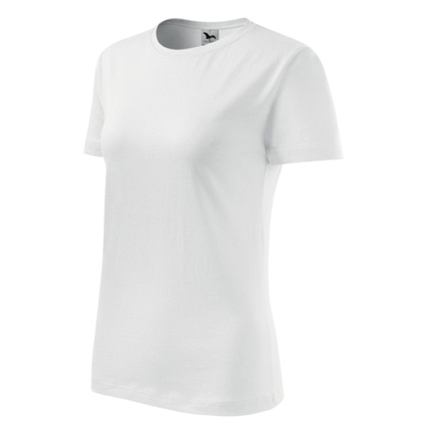 Tričko dámske MALFINI Basic 160g/m2 - biele