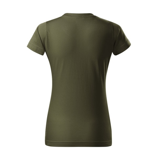 Tričko dámske MALFINI Basic 160g/m2 - military olivové