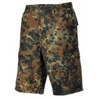 Nohavice krátke MFH BDU short 01502V - BW fleck