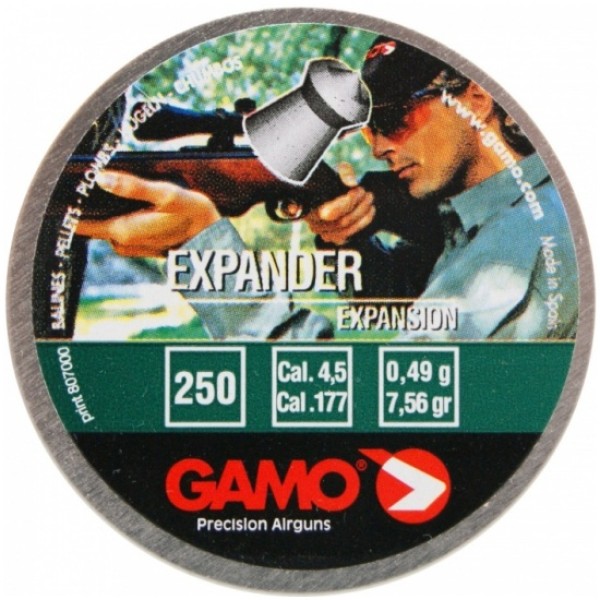 Diabolky GAMO Expander 0,490g, kal. 4,5mm, 250ks - špicaté