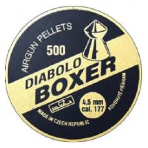 Diabolky Boxer 0,620g, kal. 4,5mm, 500ks - špicaté