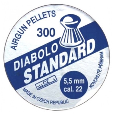 Diabolky Standard 0,930g, kal. 5,5mm, 300ks - oblé