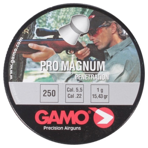 Diabolky GAMO Pro Magnum 1,000g, kal. 5,5mm, 250ks - oblé