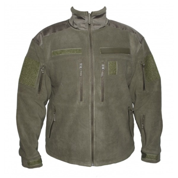 Bunda taktická GURKHA TACTICAL Bravo Polar Fleece - olivovozelená