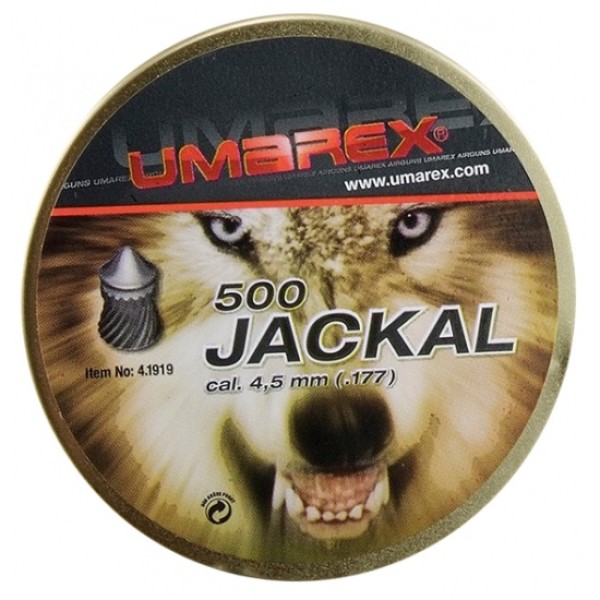 Diabolky UMAREX Jackal 0,530g, kal. 4,5mm, 500ks - špicaté