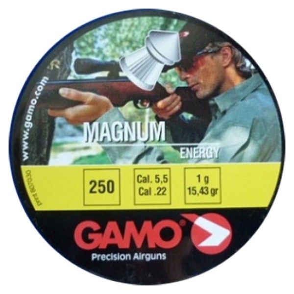 Diabolky GAMO Magnum 1,000g, kal. 5,5mm, 250ks - špicaté