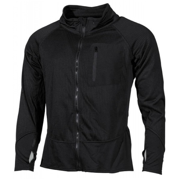 Nátelník US Tactical MFH 03202A s dlhým rukávom - čierny